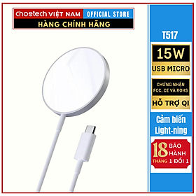 Mua Đế Sạc không dây nam châm Choetech T517 - Hàng Chính Hãng
