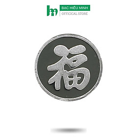 Đồng Xu Đánh Gió Cạo Gió Bạc Ta Nguyên Chất S99  Thương Hiệu Bạc Hiểu Minh XDG7S Chữ Phúc  Đường Kính 2,6cm