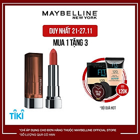 Son Lì Mịn Môi Không Khô Môi Maybelline New York Color Sensational The Creamy Mattes Lipstick 3.9g