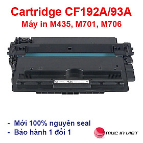 Hộp mực 93A (hàng nhập khẩu) dùng cho máy in HP Pro M435NW, M701, M706 - Cartridge CZ192A -  Cartridge 93A mới 100% [Fullbox] 