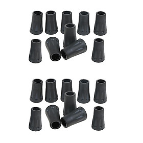 20X Rubber Tip for Hiking Trekking Pole Cane Crutches Tools