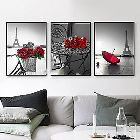 Tranh Treo Tường Hiện Đại Phòng Khách - Hoa 04-a-b-c