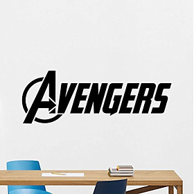 Decal Dán Tường Chữ Tiếng Anh "Avengers" Trang Trí Nhà Cửa Đẹp (42 x 120 cm)