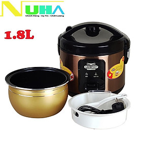 Mua Nồi cơm điện 1.8L Ladomax HA-7818 lòng niêu chống dính  dành cho 4 - 8 người ăn-Hàng chính hãng