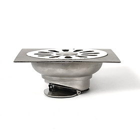 Mua Ga Thoát Sàn 15x15cm  Phễu Thoát Nước ĐÒN BẨY Ngăn Mùi Có Nắp Máy Giặt Chống Trào Ngược Côn Trùng Legaxi