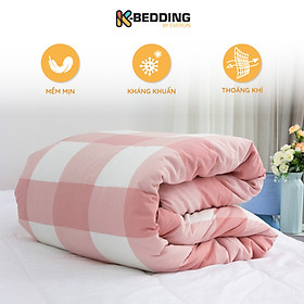 Chăn bốn mùa nhuộm sợi công nghệ Yarn Dyed K-Bedding KPCD 204 (200x220cm)