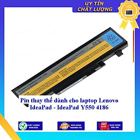 Pin dùng cho laptop Lenovo IdeaPad - IdeaPad Y550 4186 - Hàng Nhập Khẩu  MIBAT902