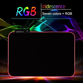 Mua Bàn Di Chuột  Lót Chuột Pad đèn led RGB kích thước 30*25*4 - VL
