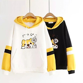 Áo Hoodie Nữ / Nam - Áo Khoác Nỉ Hình Cún Siêu Dễ Thương Blazel, 2 Màu - Hàng Chính hãng