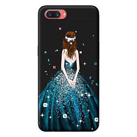 Ốp in cho Oppo Realme C1 Cô Gái Váy Xanh - Hàng chính hãng
