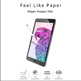 Dán màn hình  iPad Paper-like dành cho iPad Gen 7/8/9 10.2inch, Ipad Pro 11inch 2018/2020/2021/Air 4/Air 5, iPad Pro 12.9 2018/2020/2021, iPad Gen 10 chống vân tay cho cảm giác vẽ như trên giấy - Hàng Chính Hãng - Air 4/ Air 5 10.9"- Pro 11" 2018/2020/2021