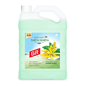 Nước lau sàn Gift Tinh chất Thiên Nhiên _ can 3,8 kg (Nhiều mùi hương)