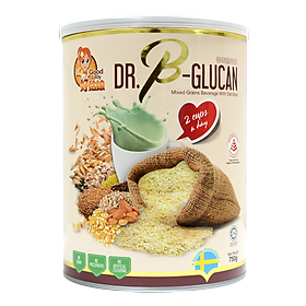 Bột ngũ cốc dinh dưỡng cao cấp Dr. B-Glucan (Dành cho người ăn kiêng hoặc tiểu đường) - hộp thiếc 750g