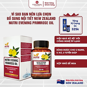 [QUÀ TẶNG" XỊT HỌNG ÚC] VIÊN UỐNG BỔ SUNG NỘI TIẾT NEW ZEALAND NUTRI EVENING PRIMROSE OIL