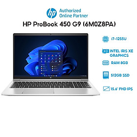 Laptop HP ProBook 450 G9 (6M0Z8PA) (i7-1255U | 8GB | 512GB | Intel Iris Xe Graphics | 15.6' FHD | Win 11) Hàng chính hãng