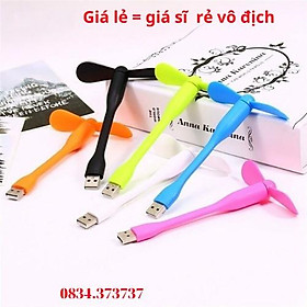 Mua giá sĩ = giá lẻ Quạt mini 2 cánh rời cổng USB được chọn màu theo ý thíchuạt Usb Mini 2 Cánh - Uốn Dẻo  Cánh Rời  Siêu Má