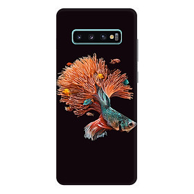 Ốp lưng điện thoại Samsung S10 Plus hình Cá Betta Mẫu 1