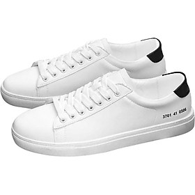 Giày Sneaker Unisex Cặp Đôi Nam Nữ Đế Bằng Gót Chữ Số Hapu