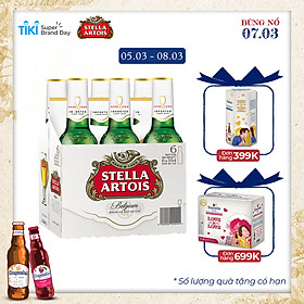 Lốc 6 Chai Bia Stella Artois (330ml / Chai)