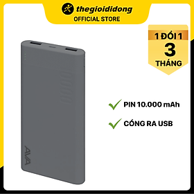 Mua Pin sạc dự phòng Polymer 10.000 mAh AVA PJ JP207 - Hàng chính hãng