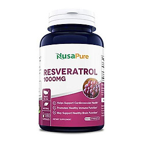 Resveratrol & Polyphenol Complex 1330 mg 180 Vegetarian Caps (Non-GMO & Gluten Free) + Vitamin C - Promotes Heart Health and Balances Blood Pressure, Helps Balance Hormones