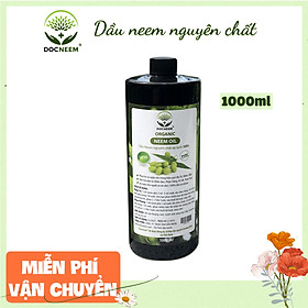 Neem oil nguyên chất DOCNEEM hữu cơ an toàn, phòng trị sâu bệnh hoa hồng