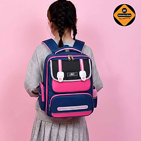 Balo Học Sinh Nữ Đẹp Chống Gù TNBags Smart Pink Màu Hồng Dễ Thương, Ngăn Chính Mở 180 Độ, Nhiều Ngăn Tiện Lợi TN.B3112!