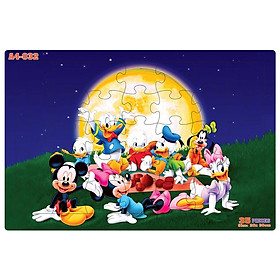 Bộ ghép hình bảng 35 mảnh - Donal & Mickey