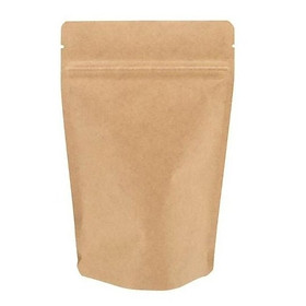 Túi giấy Kraft nâu zipper 22x30 cm (1kg)