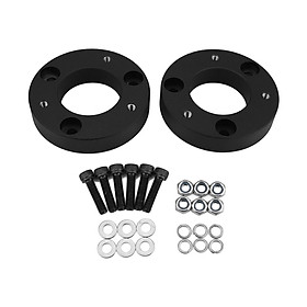 Car Front Leveling Lift Kit Spacers Raise Fits Compatible with Ford F150 4TD 2TD 2004-2019 Black