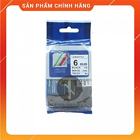 Mua Nhãn In Brother Tz2-211 - Đen nền trắng 6mm x 8m - Hàng nhập khẩu