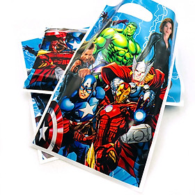 10 túi quà Party gift bag 17 x 25 cm chủ đề các siêu anh hùng