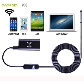 Camera nội soi chống nước IP67 dây 3,5m không dây WIFI IOS,Android Endoscope YPC Ø8mm HD720p