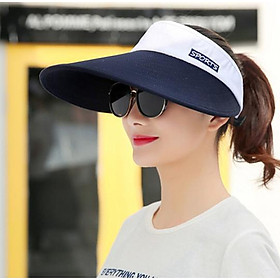 Nón chống nắng rộng vành nửa đầu phong cách Hàn, mũ rộng vành chống nắng cao cấp nữ