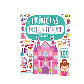 Sách dán hình ngôi nhà búp bê Princess Doll's House Sticker | Bookmedi sách chính hãng