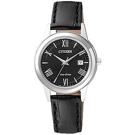 Đồng Hồ Nữ Citizen Dây Da FE1081-08E - Mặt Đen