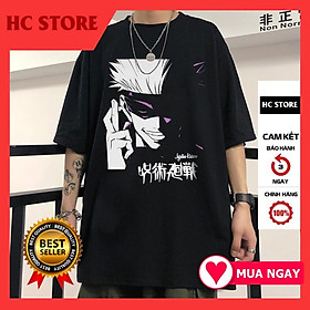 Áo thun Jujutsu Kaisen Gojo Satoru Manga Anime ngắn tay độc đẹp cá tinh