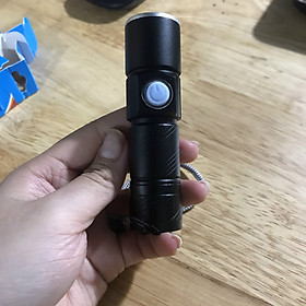 Mua Đèn pin mini cầm tay Zoom đầu sạc USB tích hợp điện chống nước tiện lợi với 3 chế độ sáng