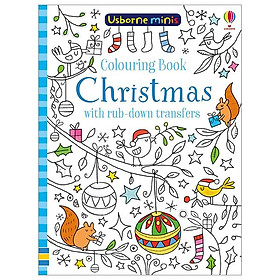 Colouring Book Christmas With Rub-Down Transfers