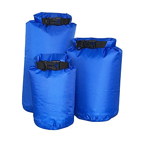 3 Pieces Waterproof Dry Bag Carrying Bag Rucksack for Fishing Swimming Sailing