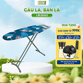 Mua Bàn để ủi  cầu là quần áo dạng đứng LEBENLANG LBB363  khung bằng thép tặng tấm lót thay thế - hàng chính hãng