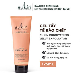 Gel Tẩy Tế Bào Chết Sukin Brightening Jelly Exfoliator 125ml