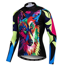 Người đàn ông Weimostar đi xe đạp mùa thu Jersey Long Sleeve Pro Team Cycling Quần áo mùa xuân xe đạp áo khoác xe đạp áo đua xe đạp áo Color: Style 8 Size: S
