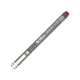 Bút Vẽ Kĩ Thuật 0.03mm Artline EK-2303 - Màu Đỏ