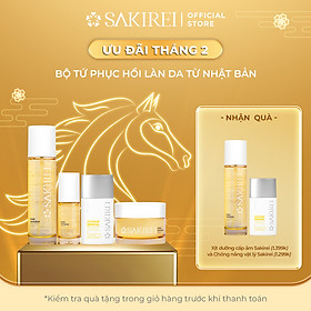 Bộ 4 sản phẩm chăm sóc phục hồi da Sakirei NMN Revitalize từ Nhật Bản