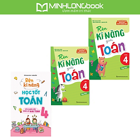 Sách: Combo 3 Cuốn Rèn Kỹ Năng Học Tốt Toán Lớp 4