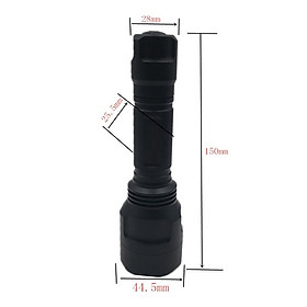 Đèn Pin Cầm Tay Ánh Sáng Cực Tốt C8 Cree XHP50.2