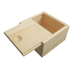 Hình ảnh Natural Wooden Ring Jewelry Box Storage Organizer Box Gift