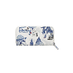Ví nữ dài/Continental Zip Wallet - 30 Years London Toile