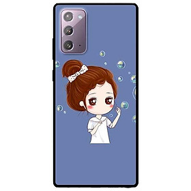 Ốp lưng dành cho Samsung Note 20 - Samsung Note 20 Ultra mẫu Cô Gái Búi Tóc